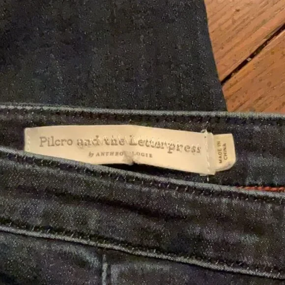 Pilcro (Anthropologie) HR Denim Leggings. Size 27. EUC - Picture 6 of 9